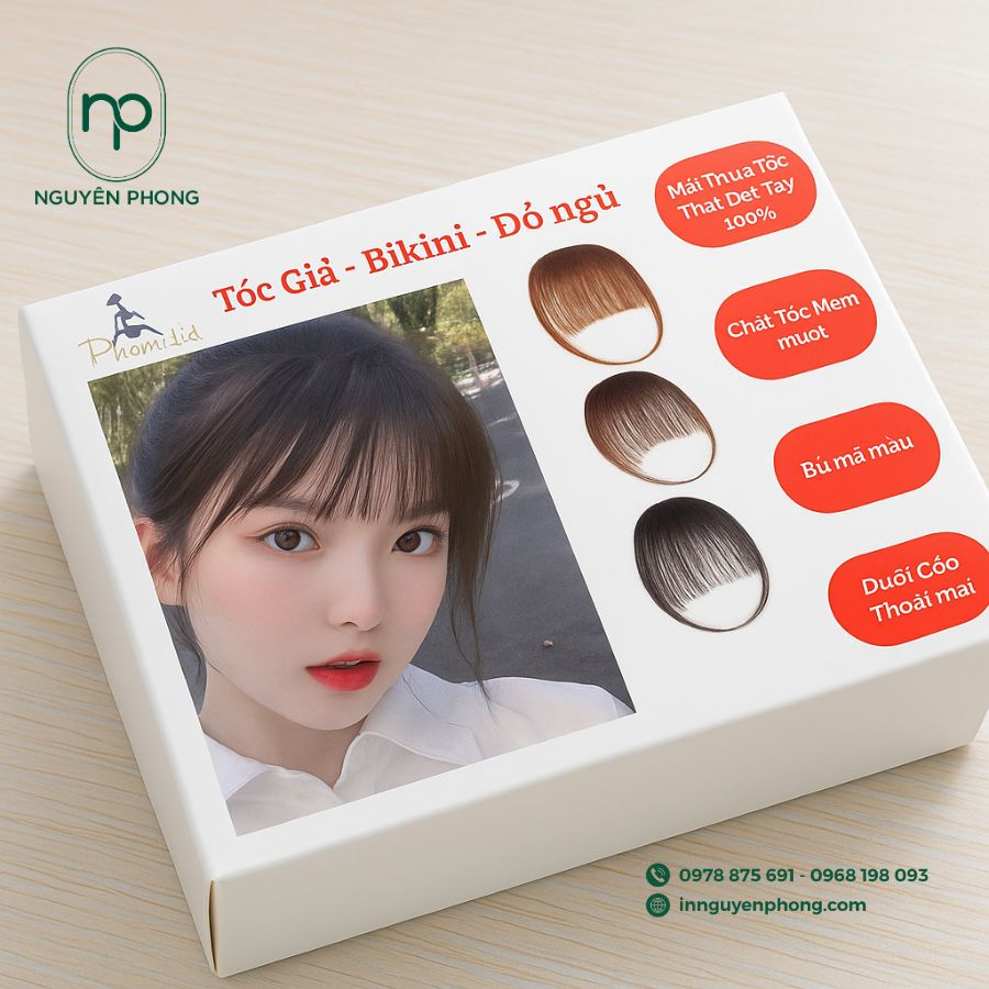 In hộp giấy đựng tóc giả giá rẻ